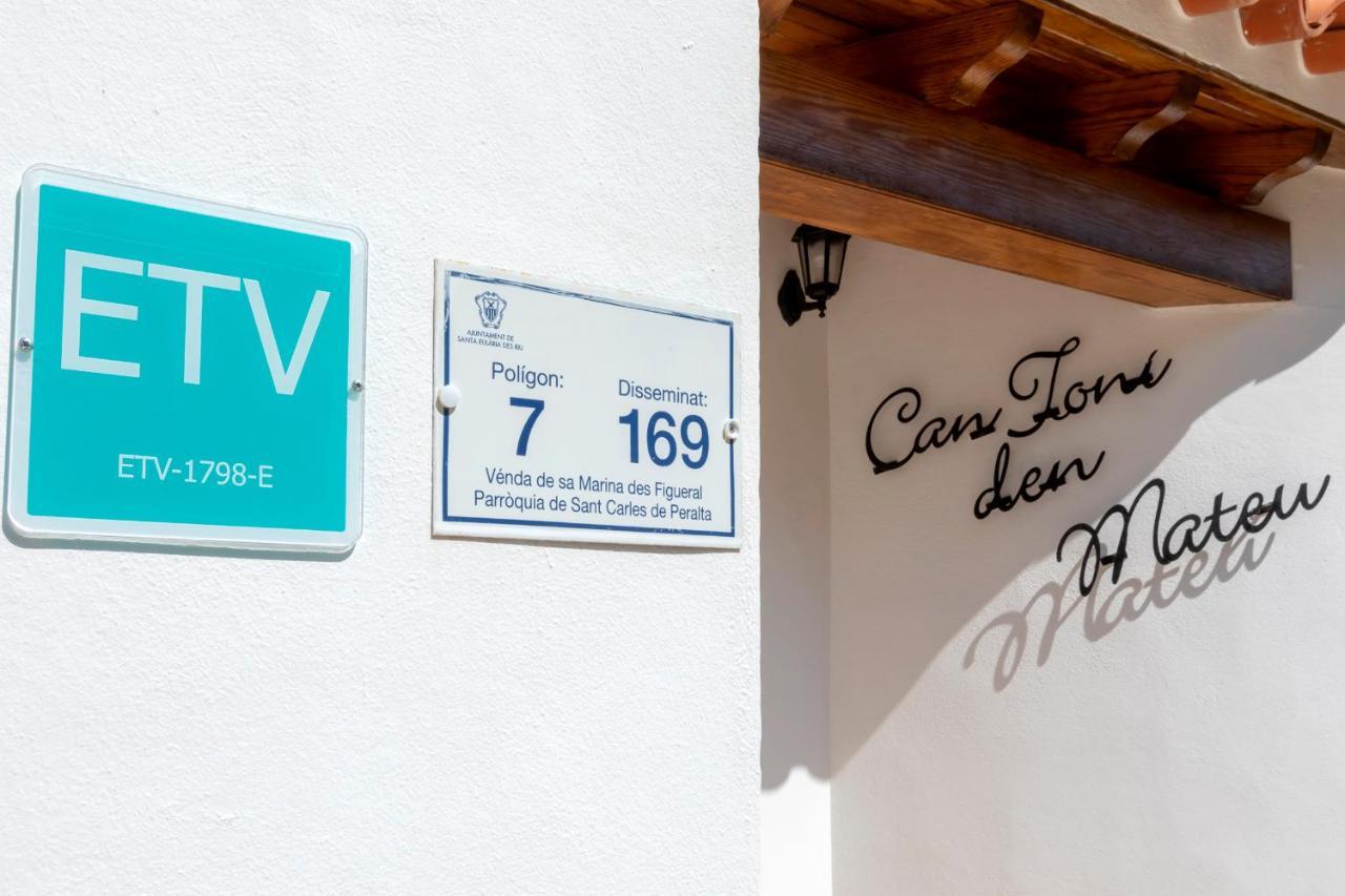 Charming Villa With Pool, Can Toni Mateu. 圣卡洛斯 外观 照片
