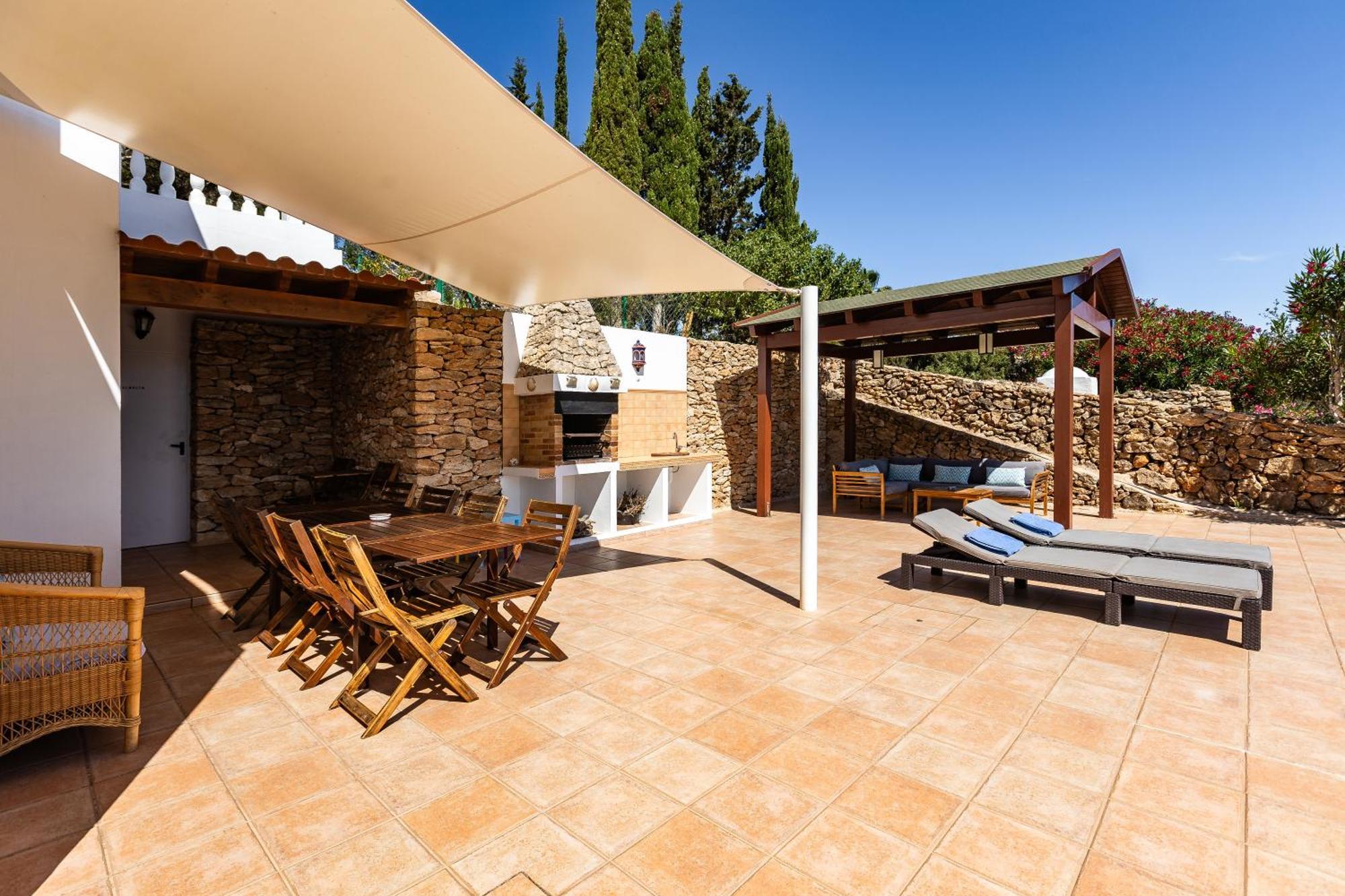Charming Villa With Pool, Can Toni Mateu. 圣卡洛斯 外观 照片