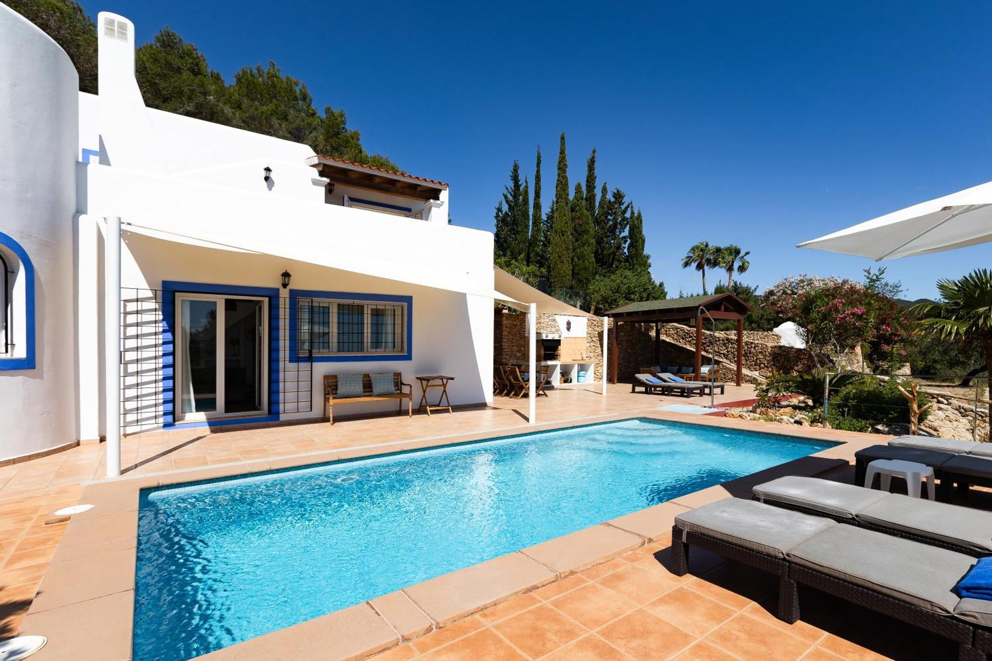 Charming Villa With Pool, Can Toni Mateu. 圣卡洛斯 外观 照片