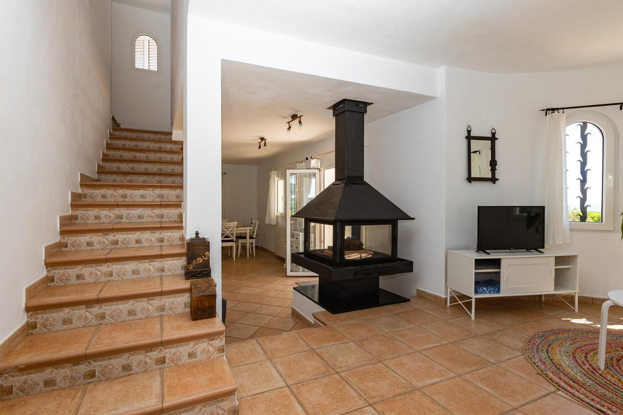 Charming Villa With Pool, Can Toni Mateu. 圣卡洛斯 外观 照片