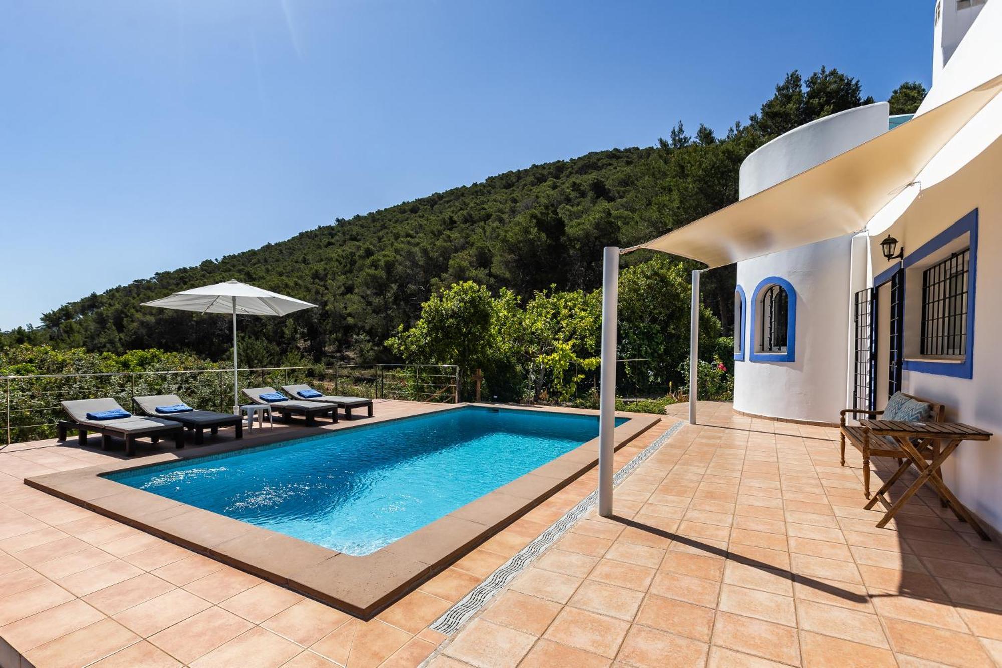 Charming Villa With Pool, Can Toni Mateu. 圣卡洛斯 外观 照片